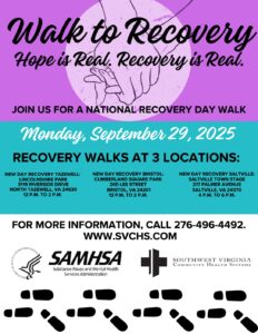 Southwest Virginia Community Health Systems’ New Day Recovery Programs Celebrate National Recovery Month